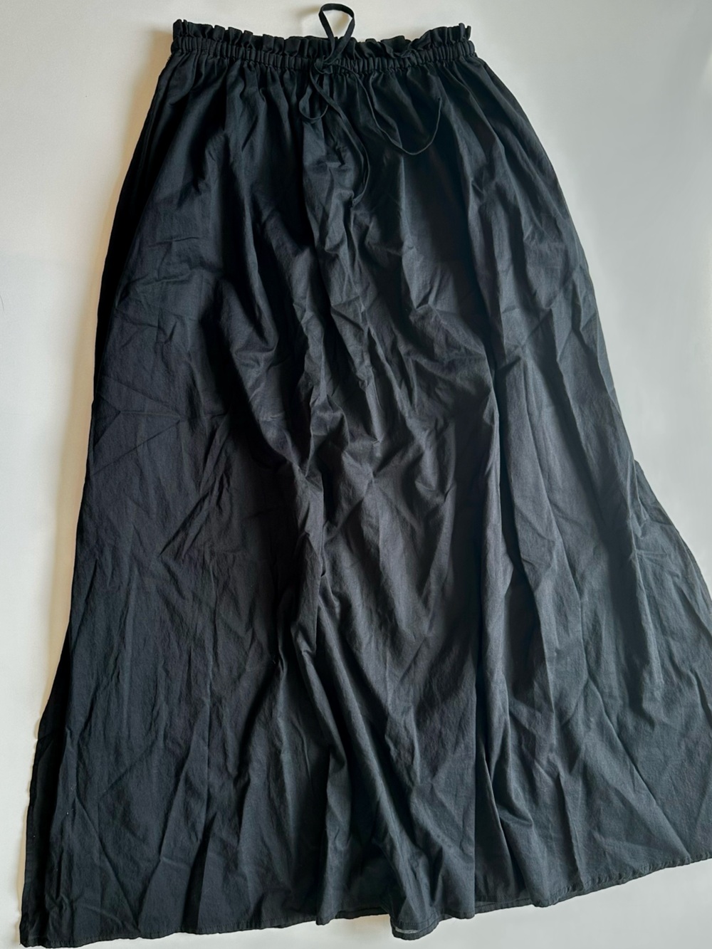 J.Crew Cotton Voile Maxi Skirt Black Size Small